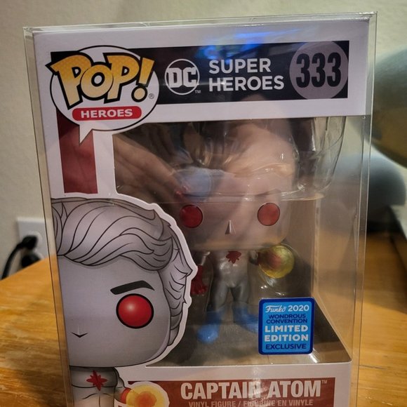 DC Super Heroes Captain Atom 2020 Wondrous Convention Exclusive Funko Pop - Picture 1 of 6